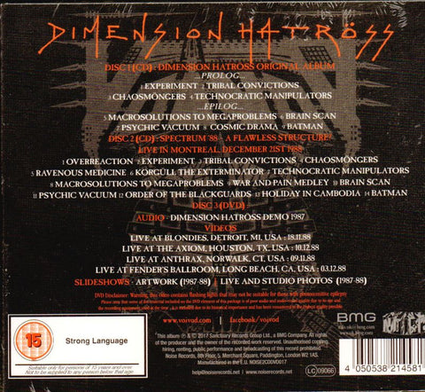 Dimension Hatross-Noise-2CD+DVD Album-New & Sealed