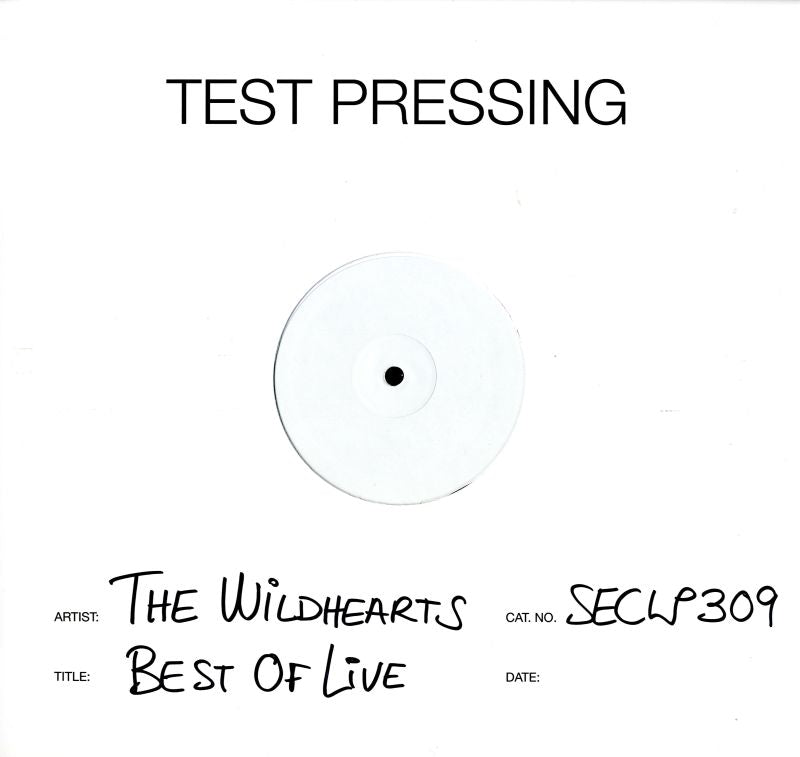 Best Of Live-Secret-Vinyl LP Test Pressing-M/M