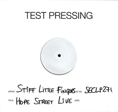 Hope Street Live-Secret-Vinyl LP Test Pressing-M/M