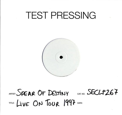 Live On Tour 1997-Secret-Vinyl LP Test Pressing-M/M