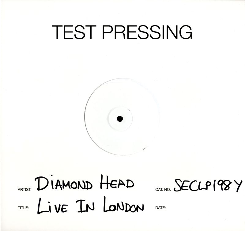 Live In London-Secret-Vinyl LP Test Pressing-M/M