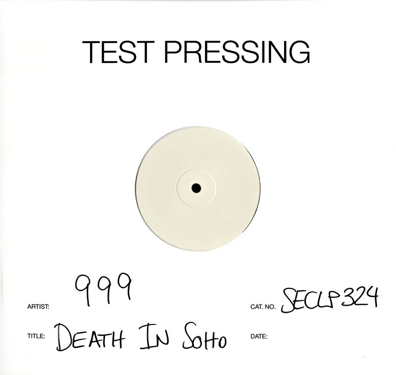 Death In Soho-Secret-Vinyl LP Test Pressing-M/M