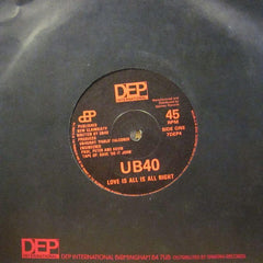 UB40-Love Is All Is All Right-DEP International-7" Vinyl