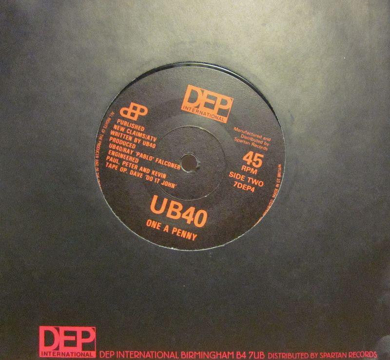 UB40-Don't Slow Down/Love Is All Is All Right-DEP International-7" Vinyl