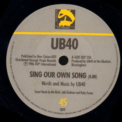 Our Own Song-DEP International-7" Vinyl P/S-VG/VG