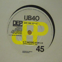 UB40-If It Happens Again-DEP International-7" Vinyl