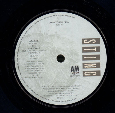 If You Love Somebody Set Them Free-A & M-7" Vinyl P/S-VG/NM