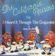 The California Raisins-I Heard It Through The Grapevine / Lean On Me-Dino-7" Vinyl