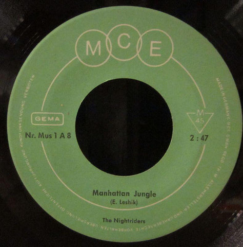 The Nightriders-Manhattan Jungle-MCE-7" Vinyl