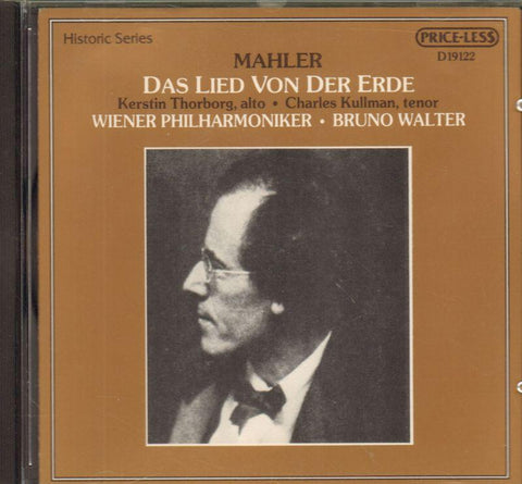 Mahler-Das Lied Von Der Erde-CD Album