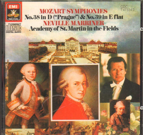 Mozart-Symphonies 38 Prague & 39-CD Album