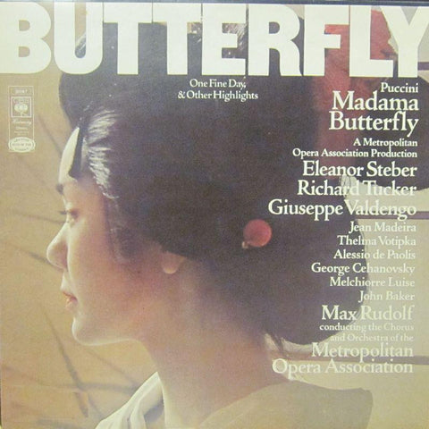 Puccini-Madama Butterfly Highlights-CBS-Vinyl LP