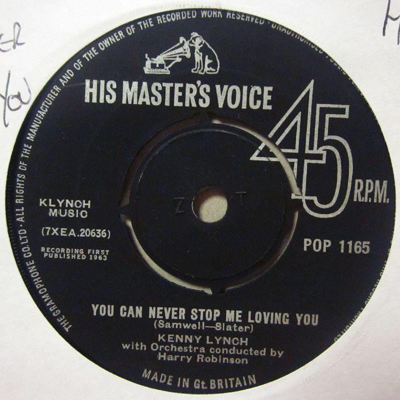 Kenny Lynch-You Can Never Stop Me Lovin You-HMV-7" Vinyl