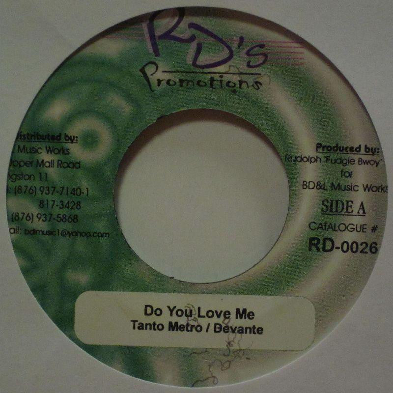 Tanto Metro/Bevante-Do You Love Me-RD Promotions-7" Vinyl