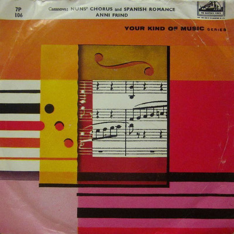 Strauss-Nun's Chorus & Spanish Romance-HMV-7" Vinyl P/S