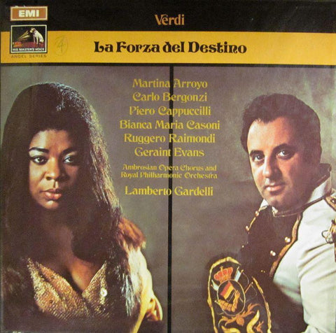 Verdi-La Forza Del Destino-HMV/EMI-4x12" Vinyl LP Box Set