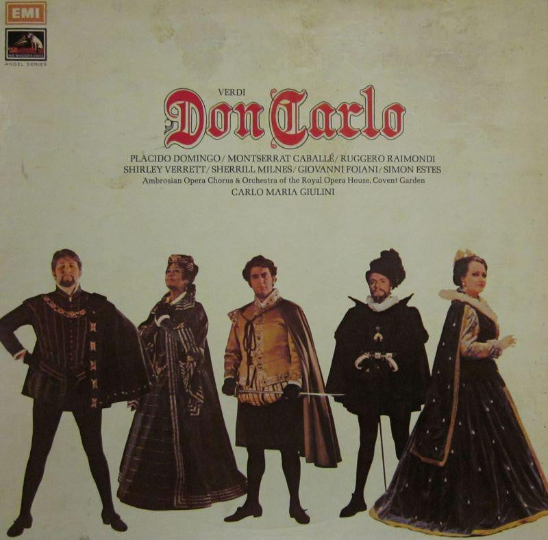 Verdi-Don Carlo-HMV/EMI-4x12" Vinyl LP Box Set