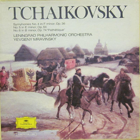 Tchaikovsky-Symphonies No. 4, 5 And 6-Deutsche Grammophon-3x12" Vinyl LP Box Set