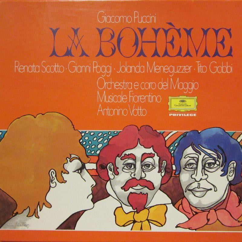 Puccini-La Boheme-Deutsche Grammophon-2x12" Vinyl LP