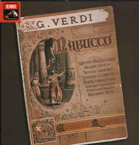 Verdi-Nabucco Riccardo Muti-HMV-3x12" Vinyl LP Box Set