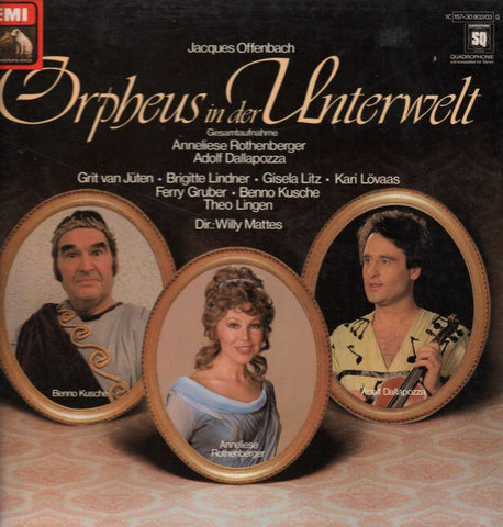 Offenbach-Orpheus In Der Unterwelt Rothenberger Dallapozza-HMV-2x12" Vinyl LP Box Set