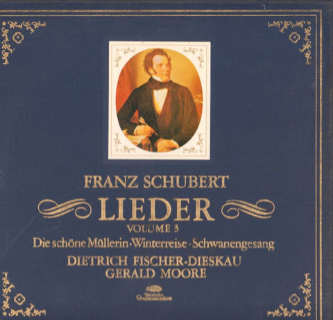 Schubert-Lieder Volume 3-Deutsche Grammophon-4x12" Vinyl LP Box Set