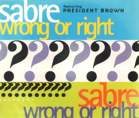 Wrong Or Right-CD Single