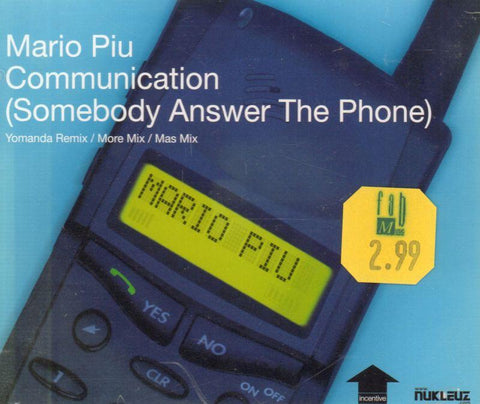 Communication (Somebody Answer the Phone)-CD Single