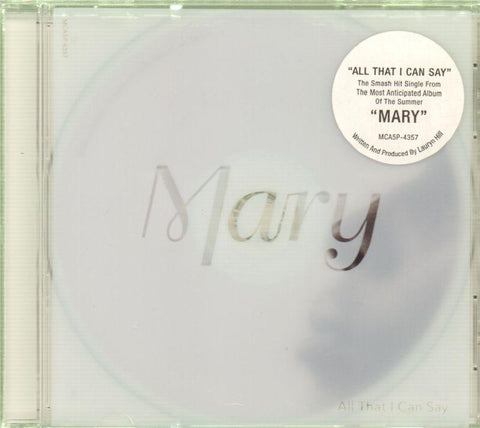 All That I Can Say-CD Single