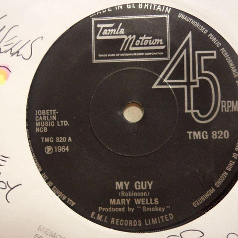 Mary Wells-My Guy-Tamla Motown-7" Vinyl