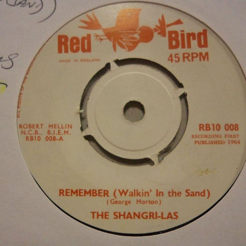 The Shangri-La's-Remember-Red Bird-7" Vinyl