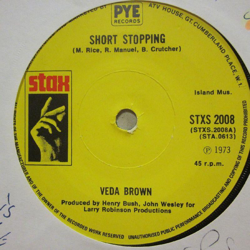 Veda Brown-Short Stoppin'/ I Can See-Stax-7" Vinyl