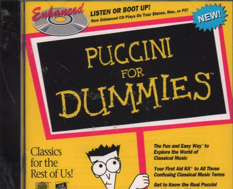 Puccini-Puccini For Dummies-CD Album