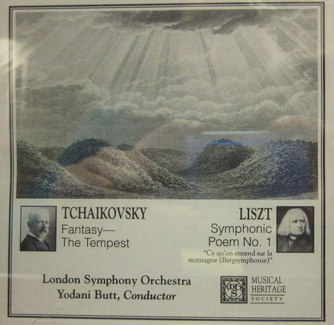 Tchaikovsky/Liszt-Fantasy The Tempest/Symphonic Poem -Musical Heritage Society-CD Album