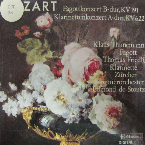 Mozart-Fagottkonzert B-dur/Klarinettenkonzert A-dur-Claves-CD Album