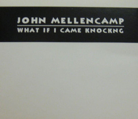 John Mellencamp-What If I Came Knocking-Mercury-CD Single