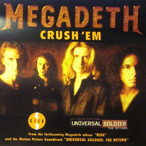 Megadeth-Crush Em-Capitol-CD Single