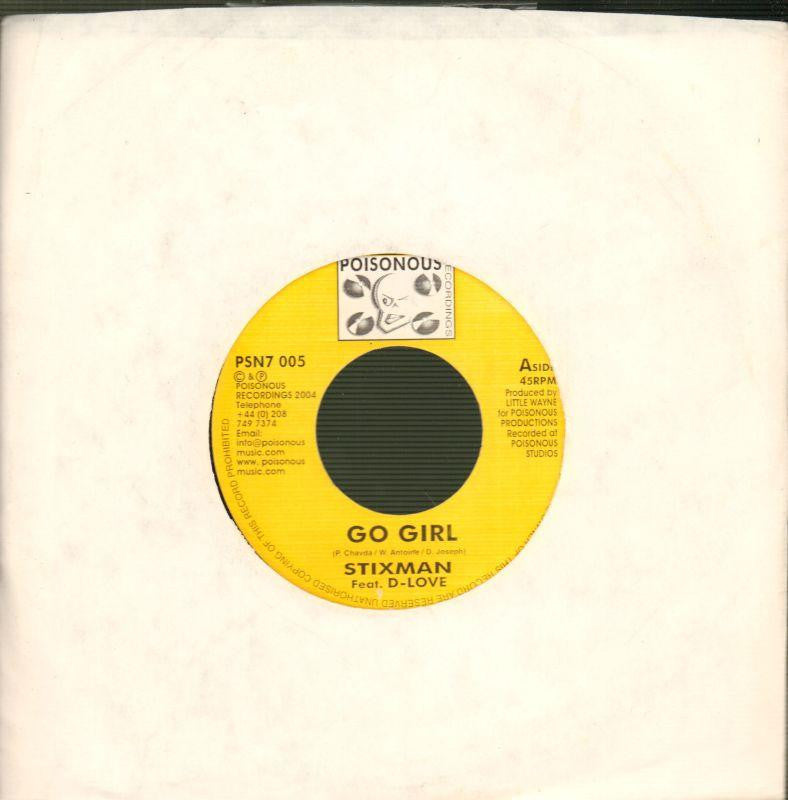 Stixman-Go Girl-Poisonous-7" Vinyl