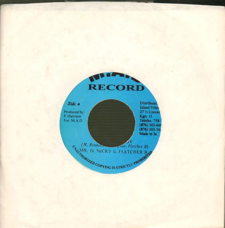 Mr G Nicly B Fletcher-Untitled-Mad-7" Vinyl