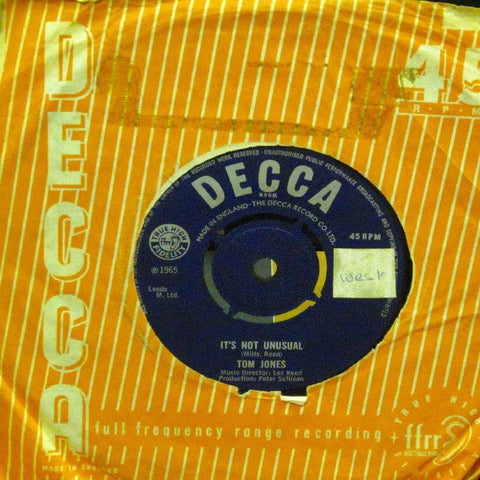 Tom Jones-To Wait For Love-Decca-7" Vinyl