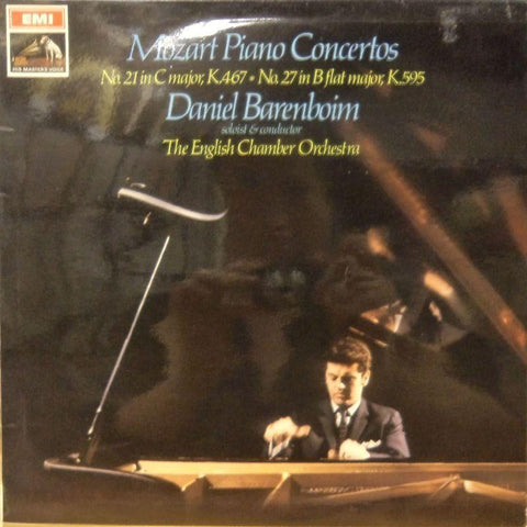 Mozart-Piano Concertos No.21 & 27-HMV-Vinyl LP