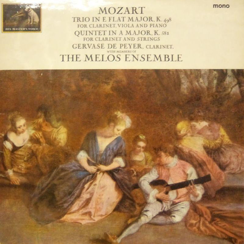 Mozart-Clarinet Trio & Quintet-HMV-Vinyl LP