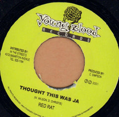 Thougt This Was Ja / My Type A Man-Young Blood-7" Vinyl-Ex/VG+