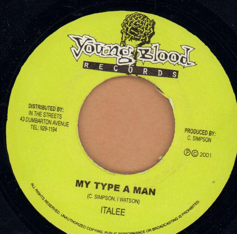 Red Rat / Italee-Thougt This Was Ja / My Type A Man-Young Blood-7" Vinyl