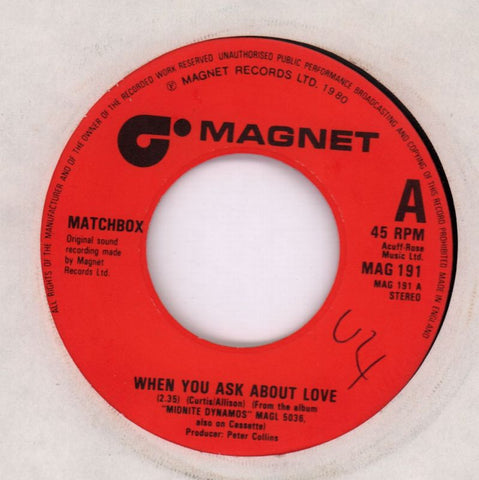 When You Ask About Love/ You've Made A Fool-Magnet-7" Vinyl