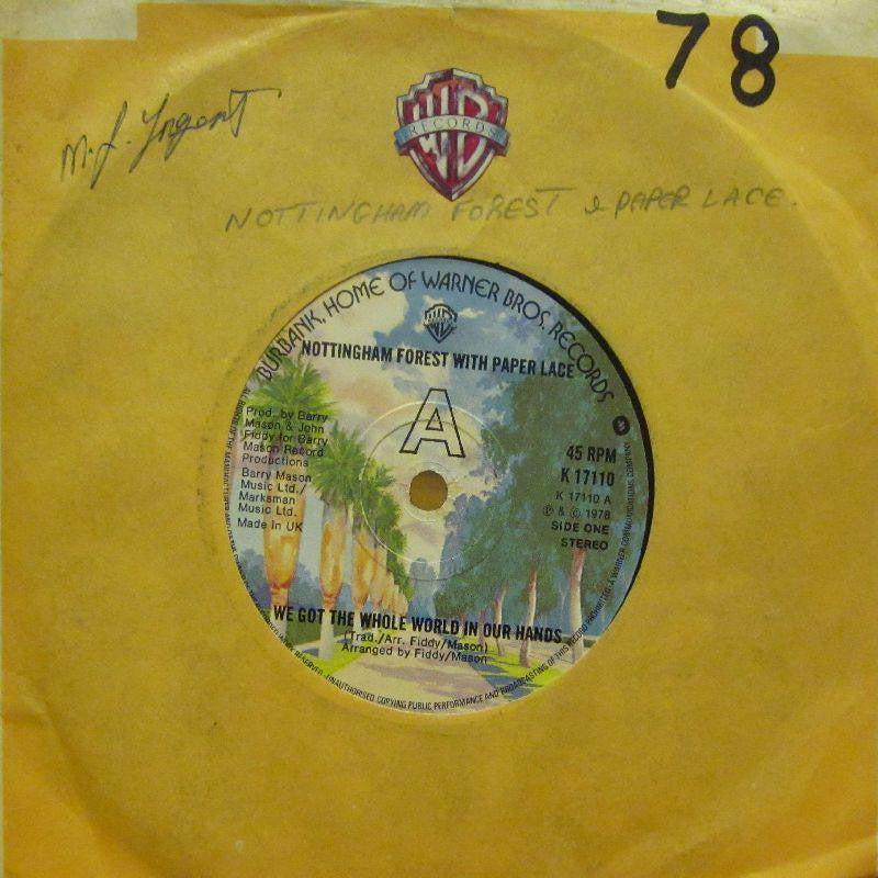 Nottingham Forest With Paper Lace-We Got The World In Our Hands-Warner Bros-7" Vinyl