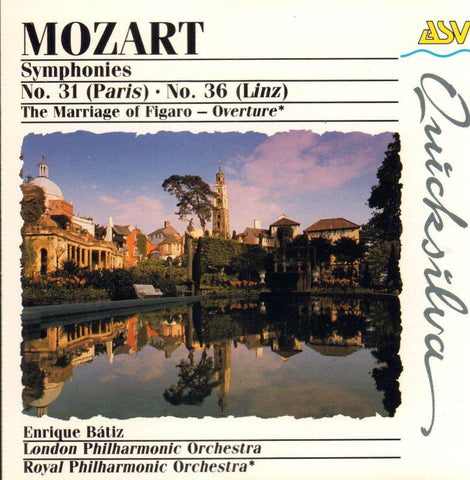 Mozart-Symphonies No. 31 And 36-ASV-CD Album