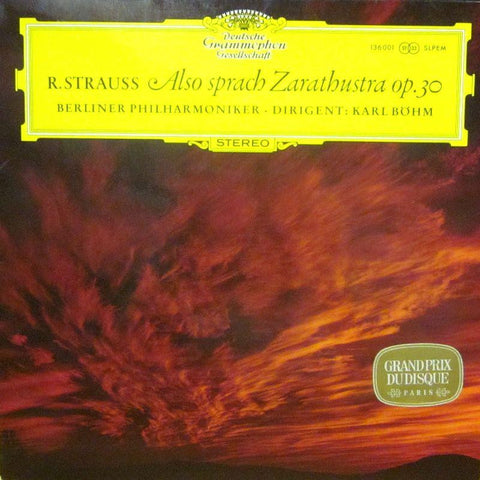 Strauss-Also Sprach Zarathustra-Deutsche Grammophon-Vinyl LP