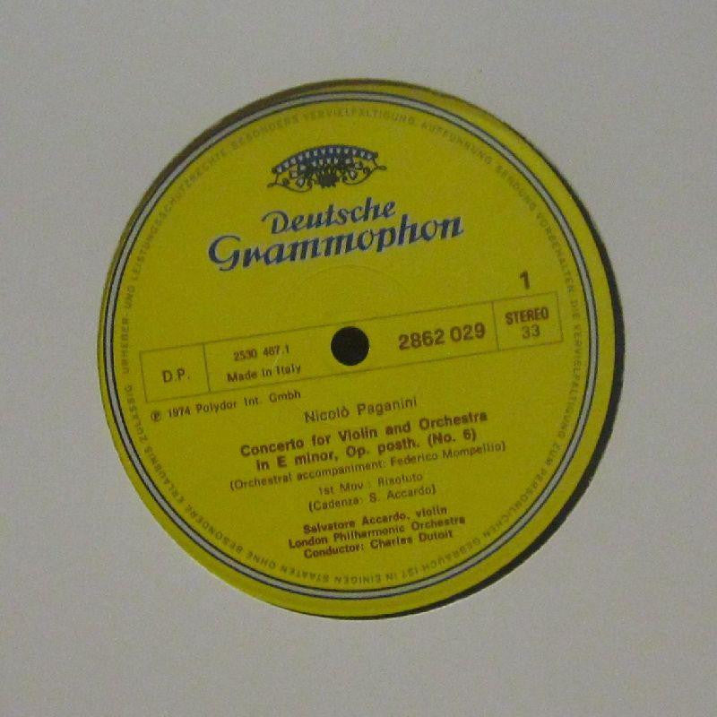 Paganini-Concerto For Violin And Orchestra No.6-Deutsche Grammophon-Vinyl LP