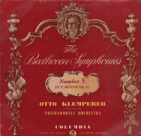 Beethoven-Symphony No.5 Klemperer/Philharmonic Orchestra-Columbia-10" Vinyl